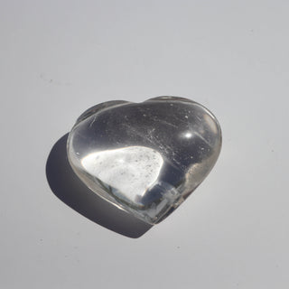 AA Clear Quartz Puffy Heart #2