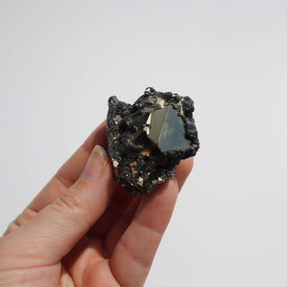 AA Pyrite Druzy Heart #3