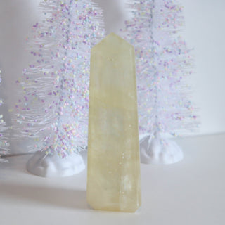 Optical Honey Calcite Point #1