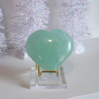 Pistachio Calcite Heart #2