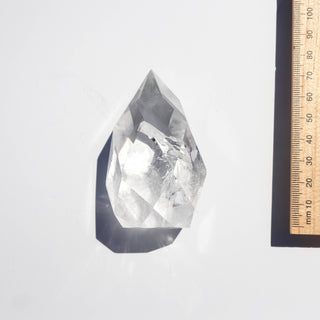 AA Clear Quartz Faceted Egg #32