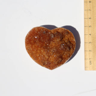 Citrine Druzy Heart #131