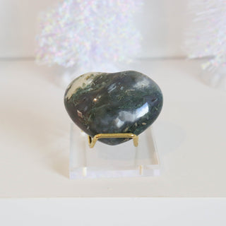 Moss Agate Heart #12