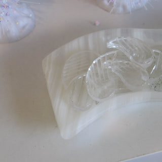 Mini Clear Flat Angel Wing 40mm