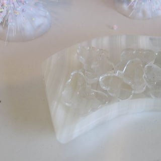 Mini Clear Flat Butterfly 20mm