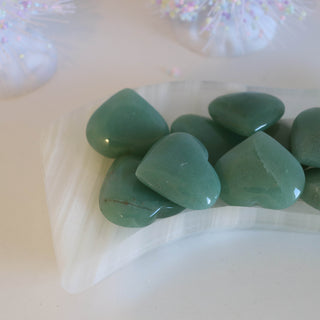 Mini Heart Green Aventurine 20mm