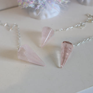 Mini Pendulum Rose Quartz 20-30mm