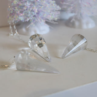 Mini Pendulum Clear Quartz 20-30mm