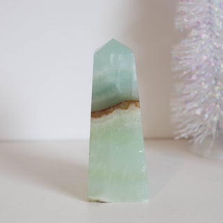 Pistachio Calcite Point #1