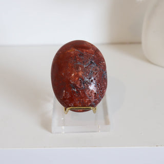 Indonesian Red Moss Agate Palm #2