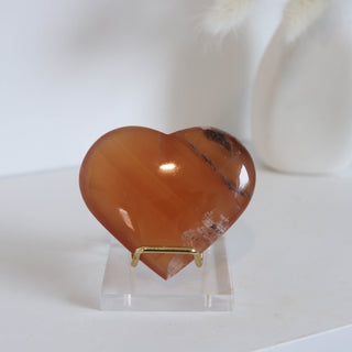 Honey Calcite Heart #89