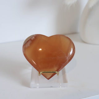 Honey Calcite Heart #91