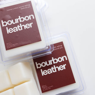 Bourbon Leather Wax Melt