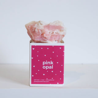 Pink Opal Crystal Gift Box