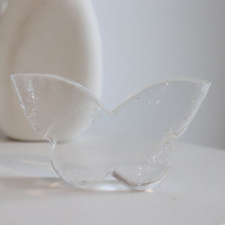 Clear Quartz Standing Butterfly #1