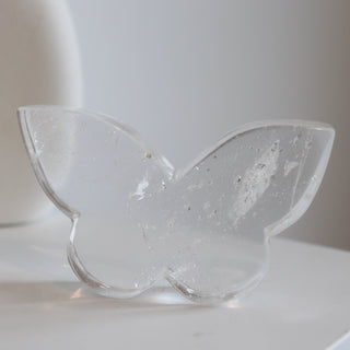 Clear Quartz Standing Butterfly #2