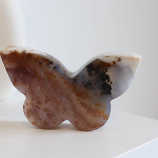 Dendritic Agate Standing Butterfly #2