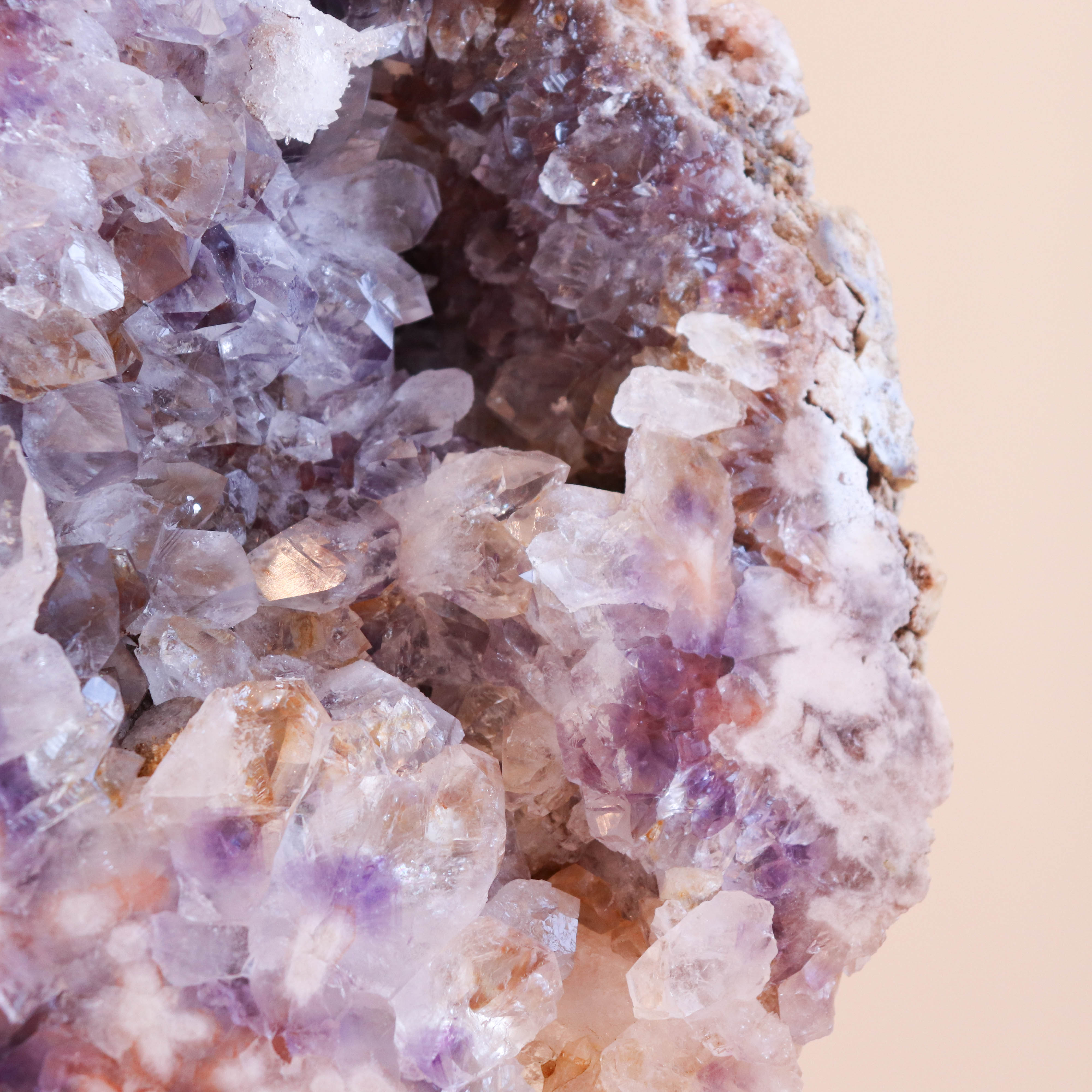 Pink Amethyst Statement Freeform On Stand #003