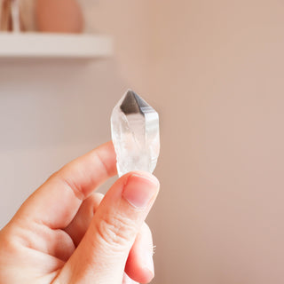 Black Inclusion Quartz Point