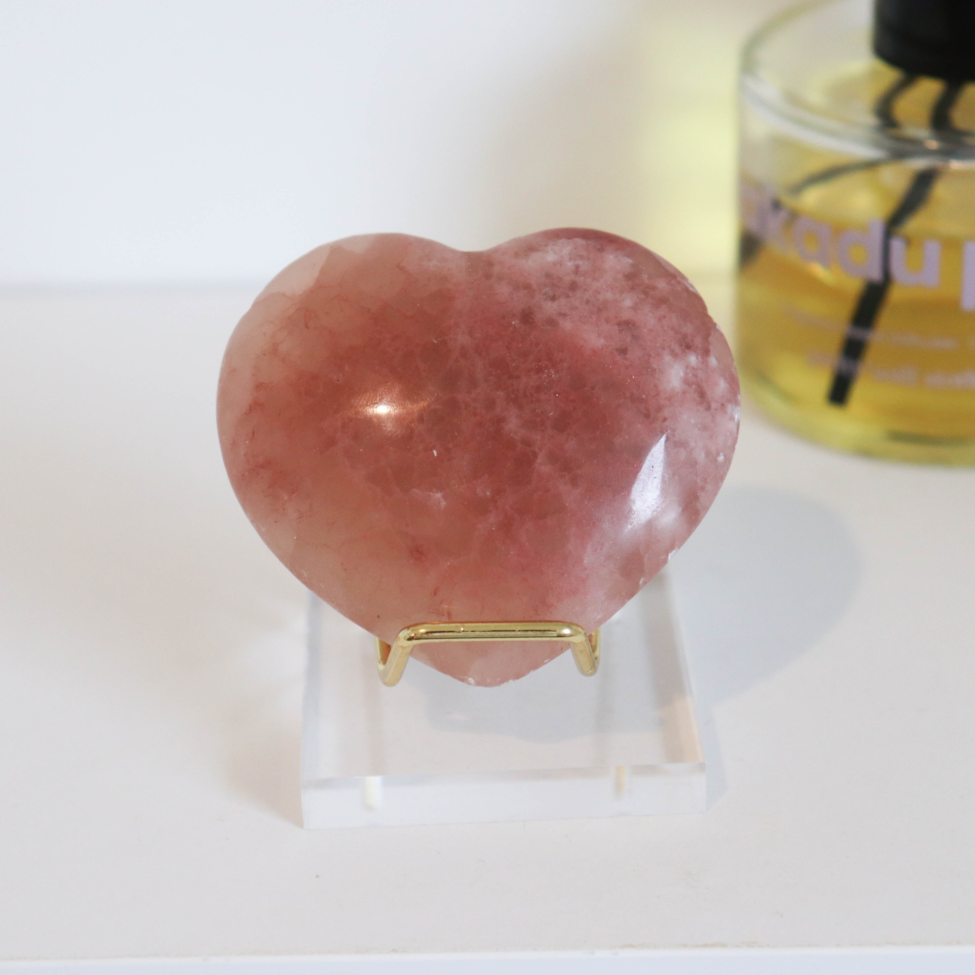 Rose Calcite Heart #2