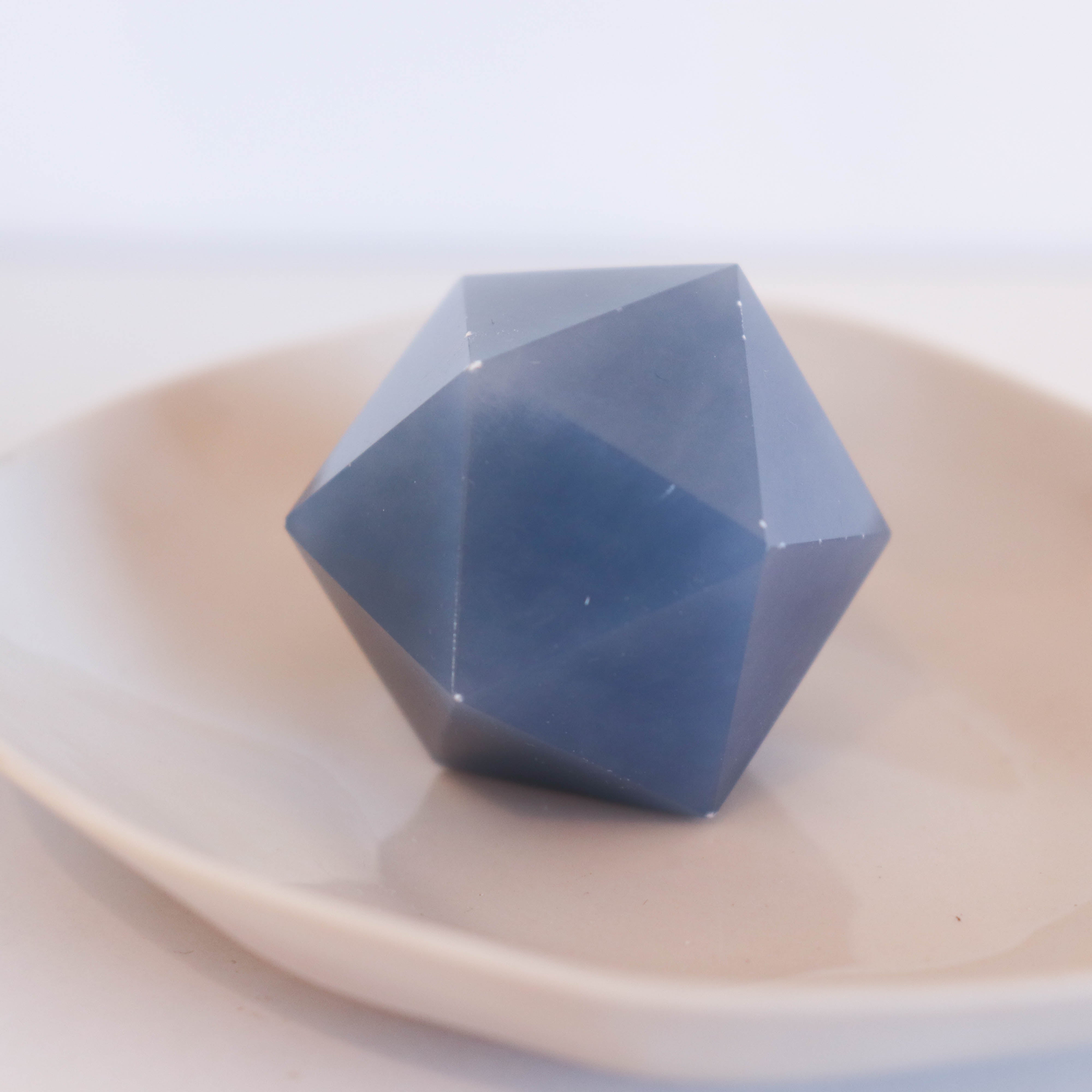 Angelite Icosahedron #2