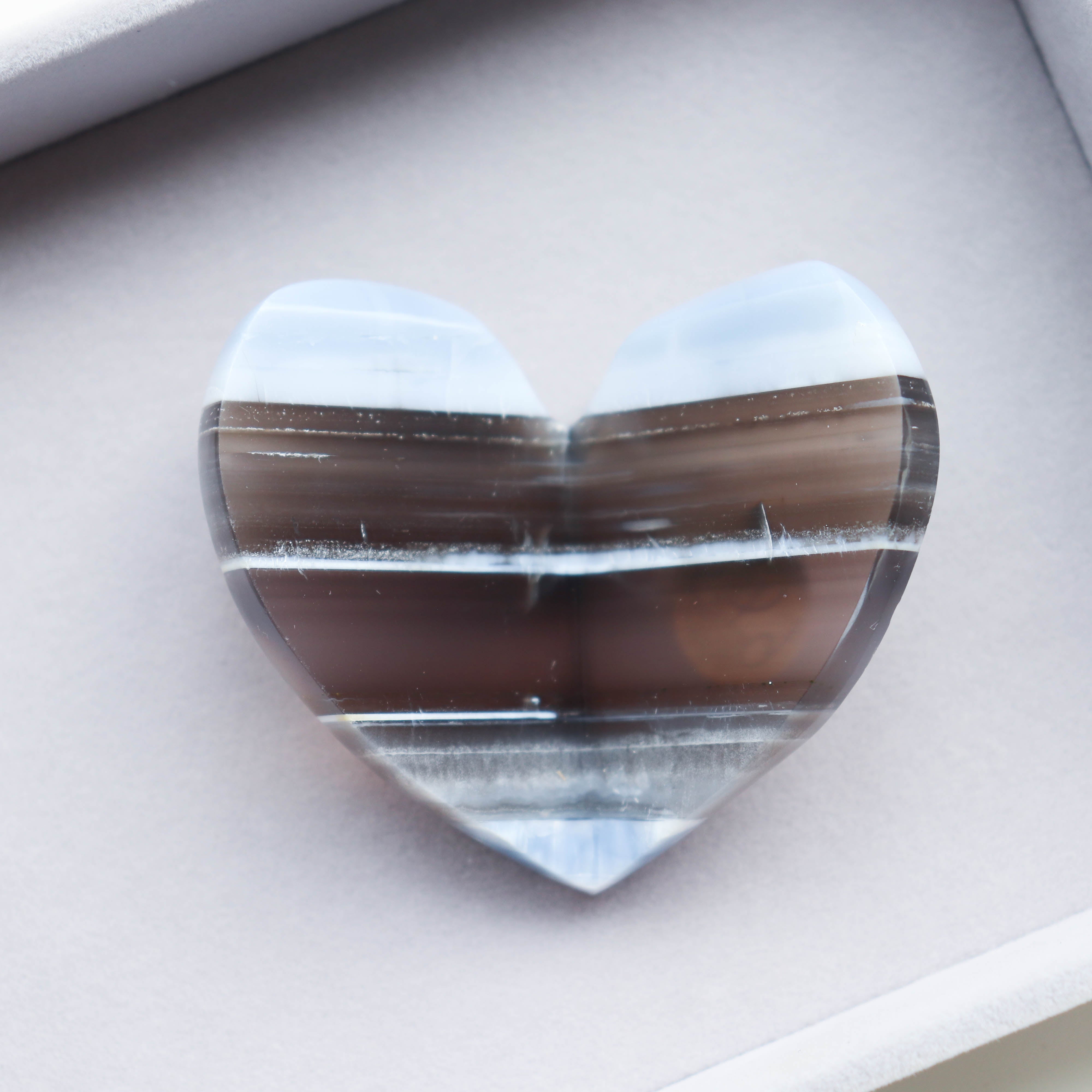 Blue Opal Heart #1