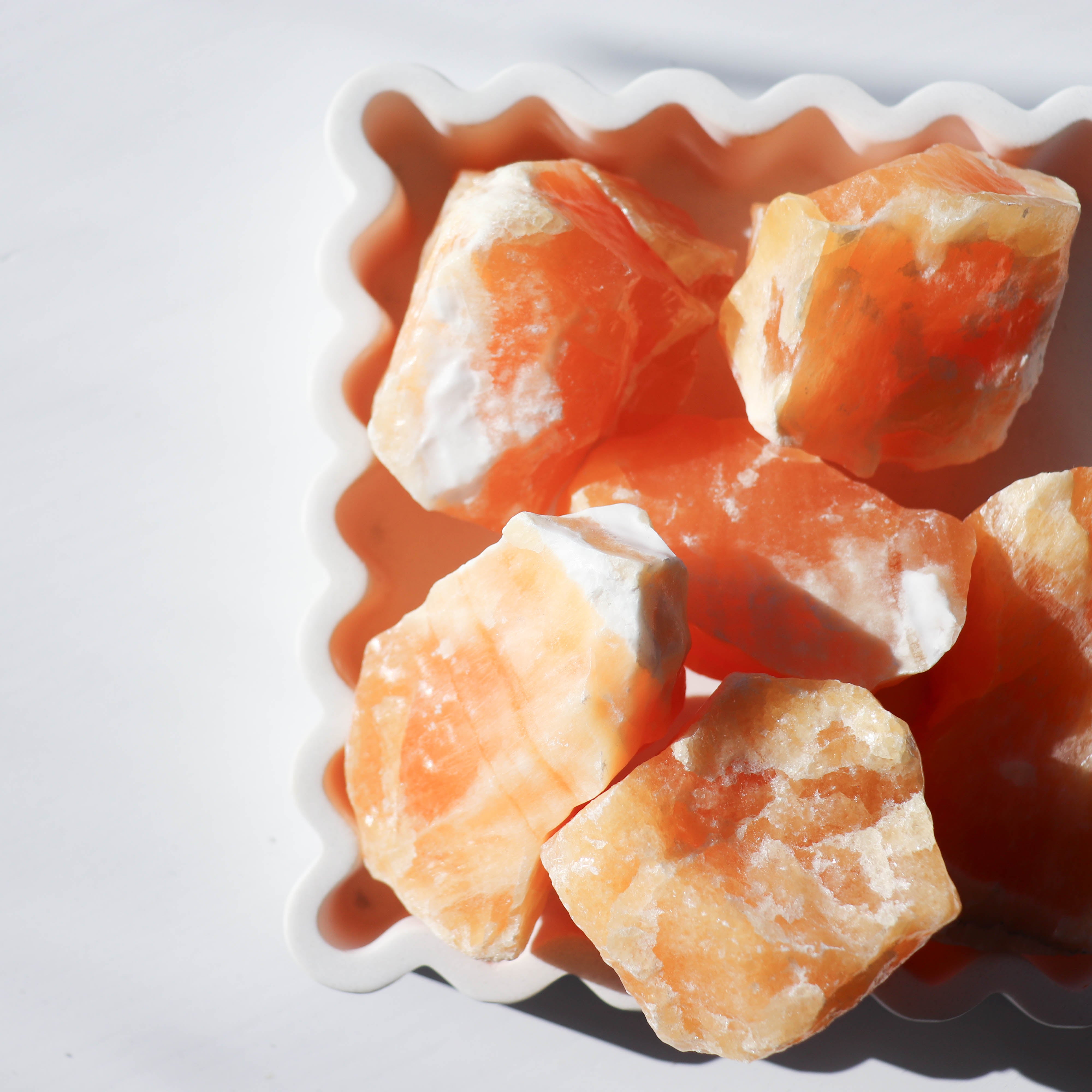Orange Calcite Raw Jumbo
