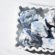 Blue Calcite Raw Large