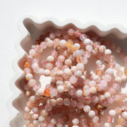 Flower Agate 8mm Crystal Bracelet