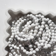 Howlite 8mm Crystal Bracelet