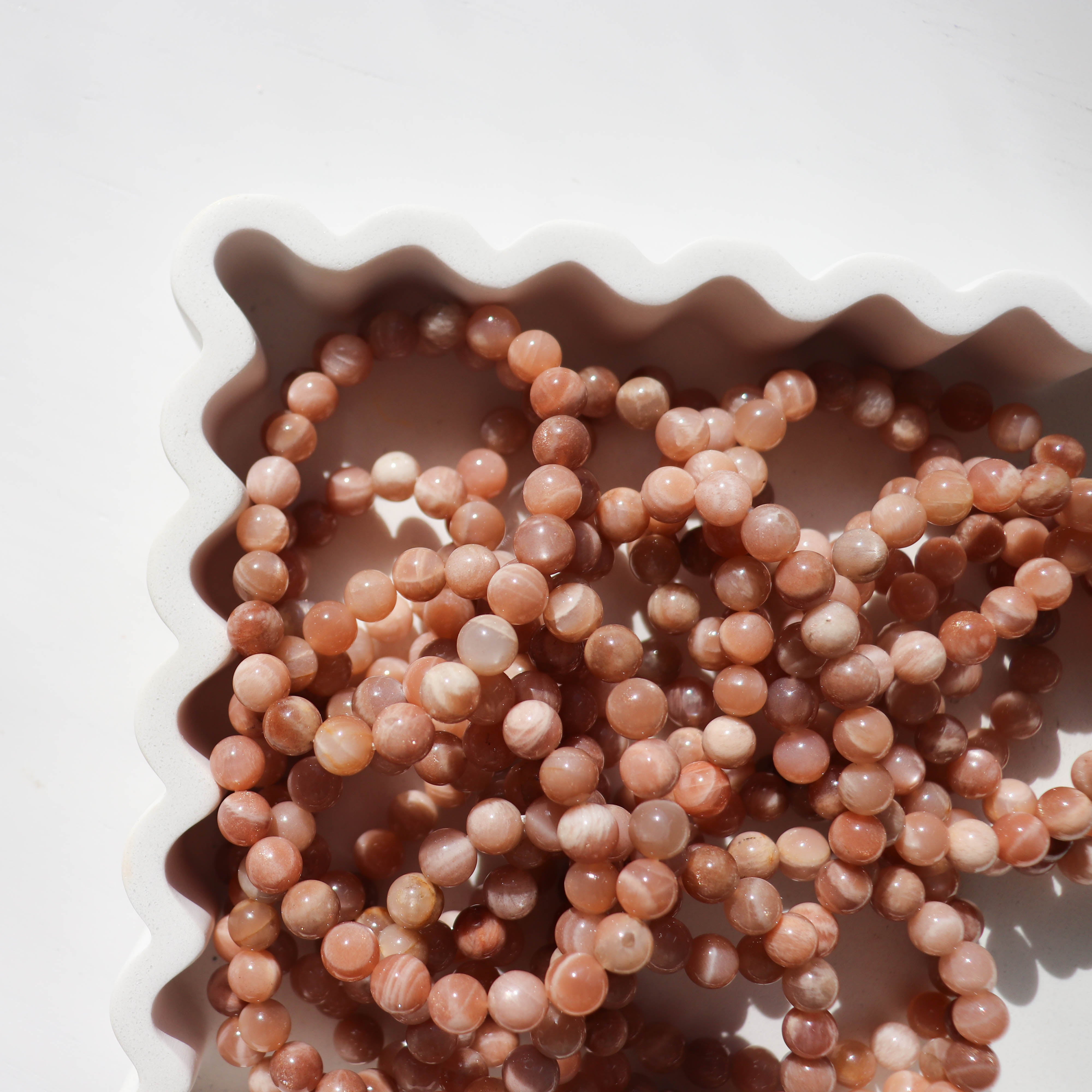 Sunstone 8mm Crystal Bracelet