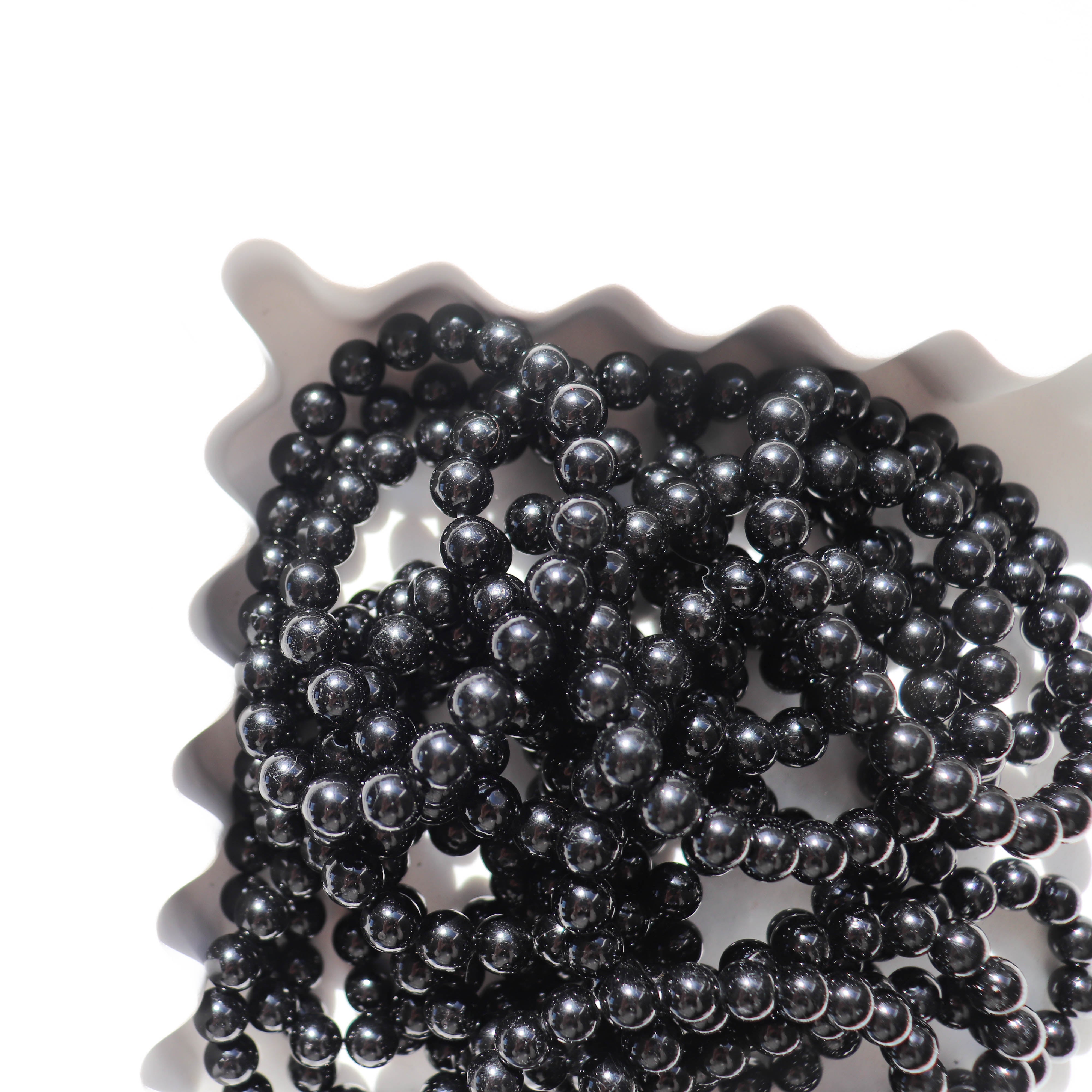 Hematite 8mm Crystal Bracelet