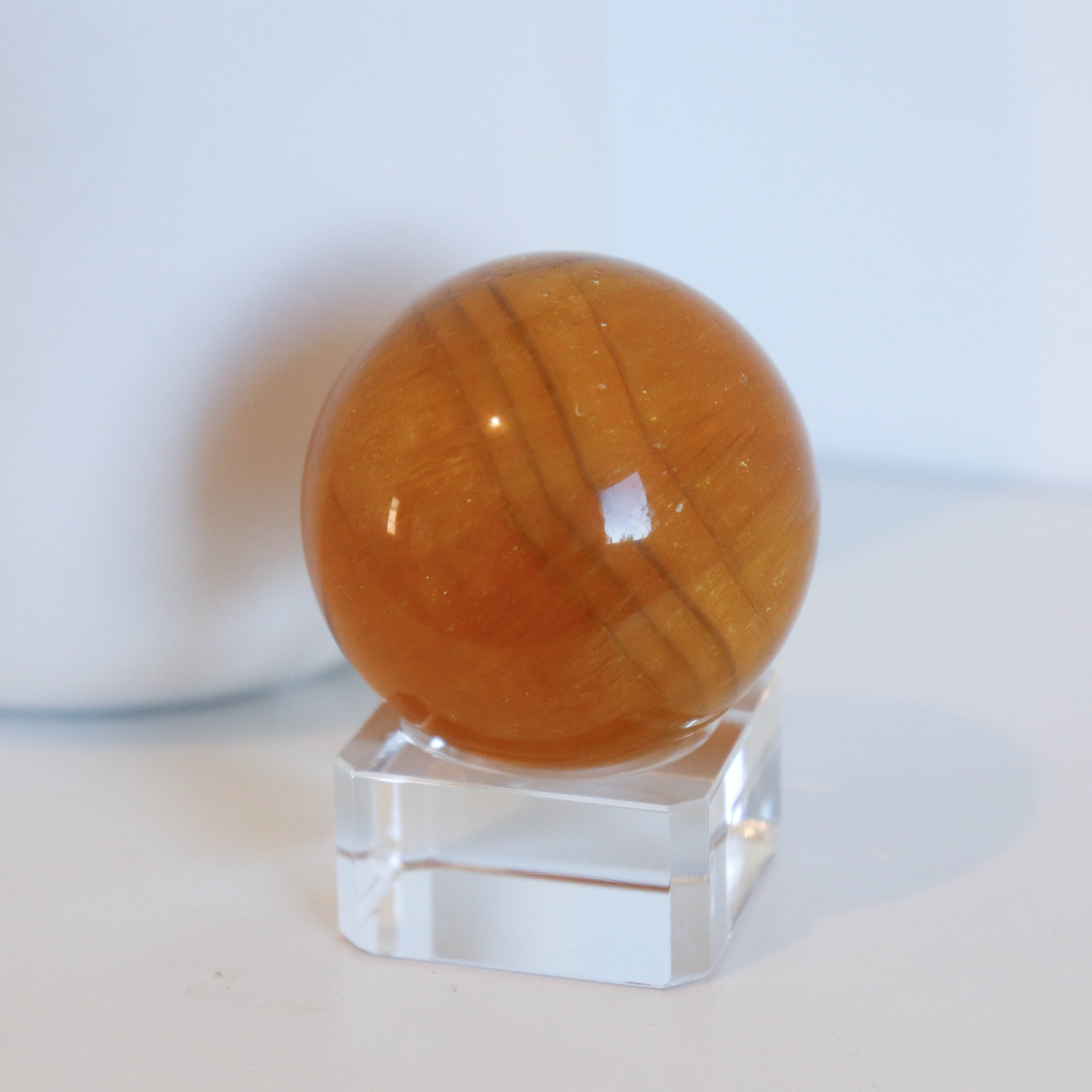 Yellow Fluorite Sphere #2