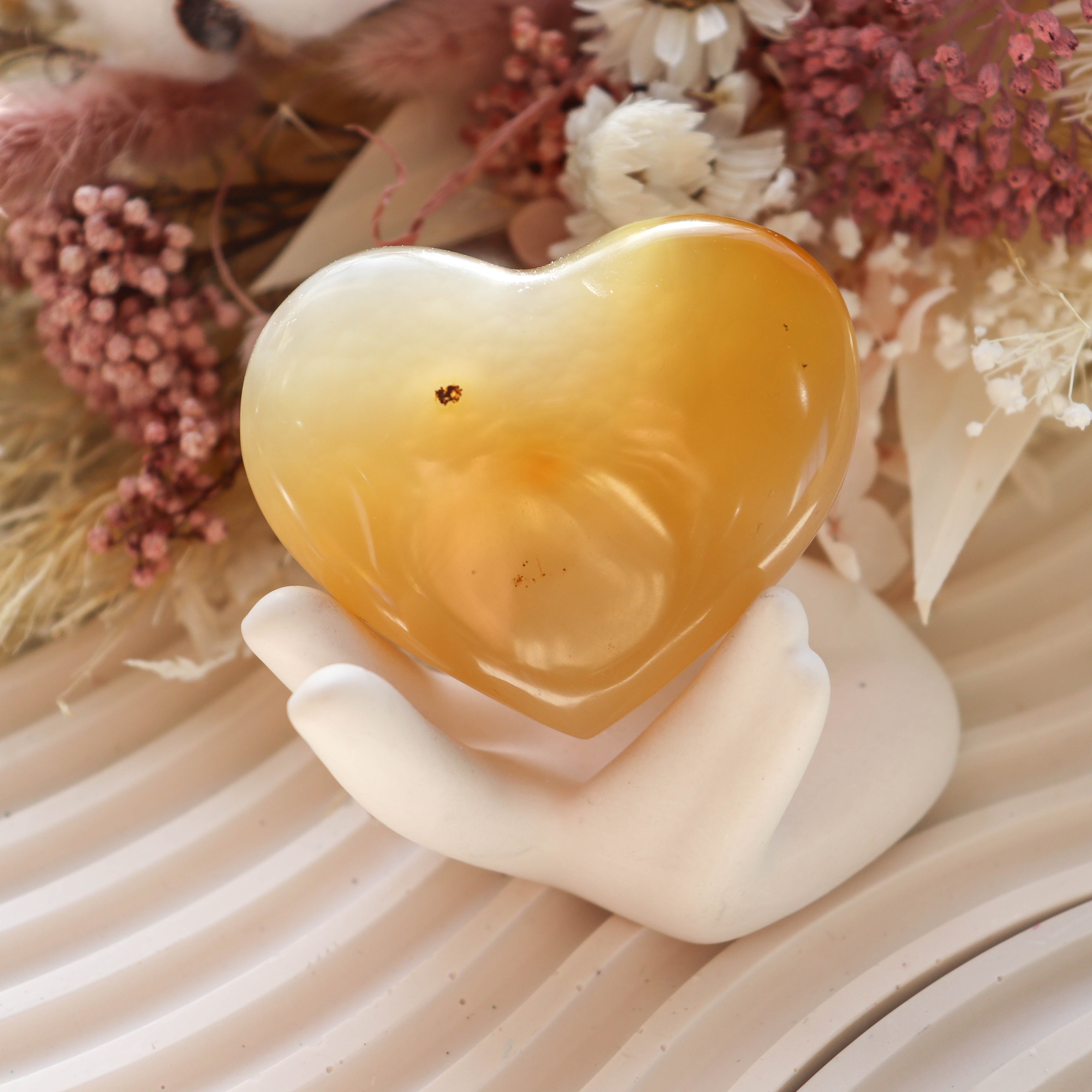 Dendritic Agate Heart #3