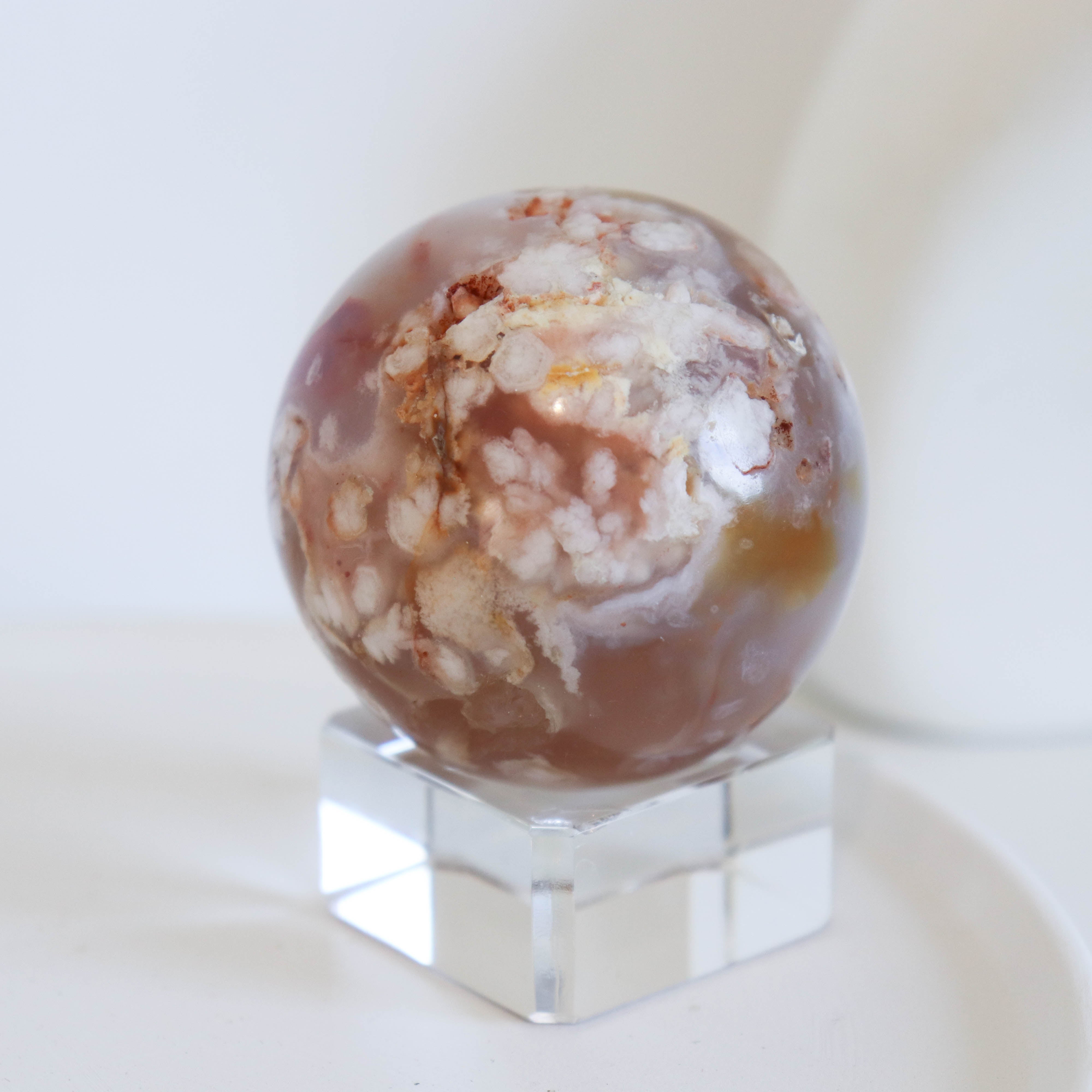 Flower Agate Sphere #2