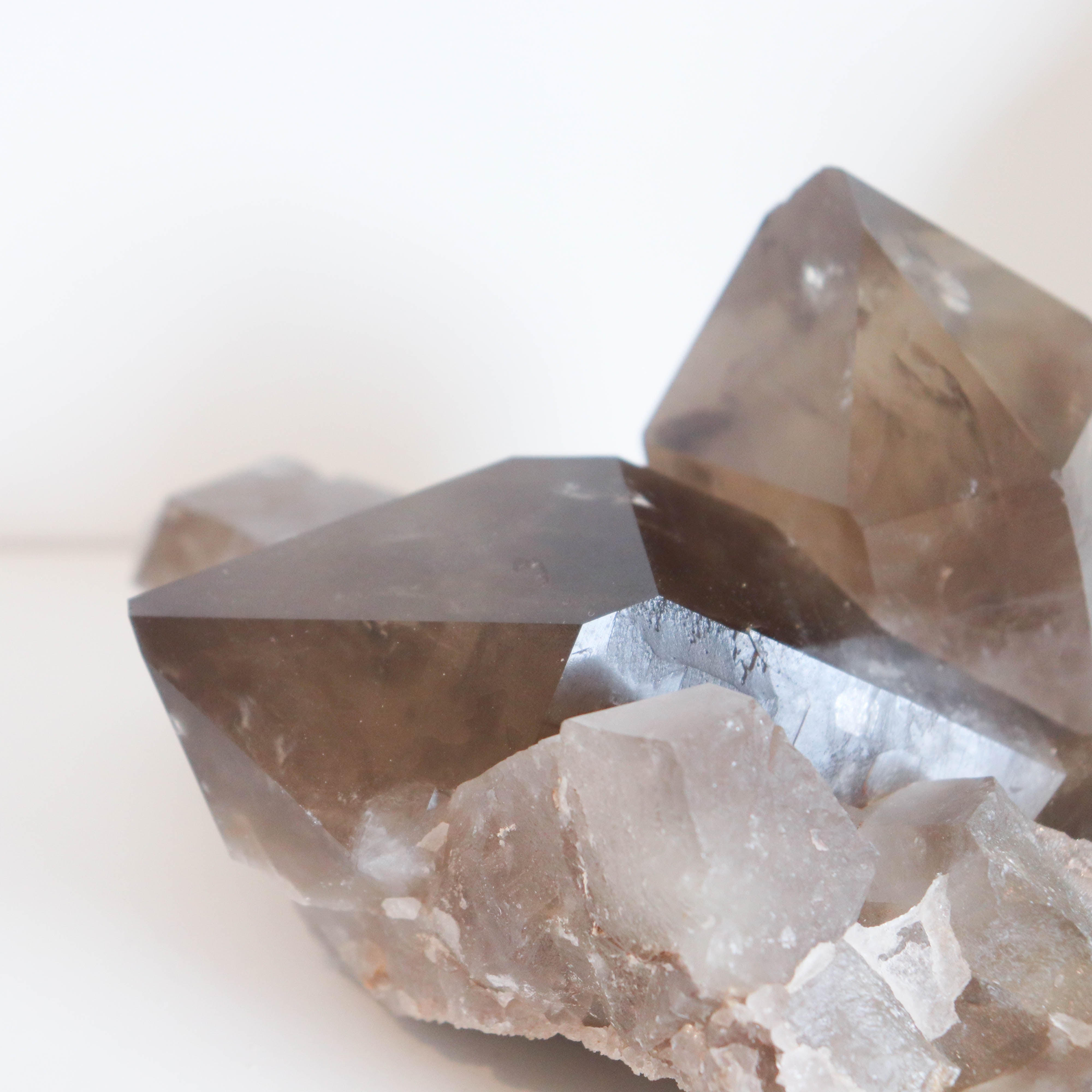 Natural Smoky Quartz Cluster #3