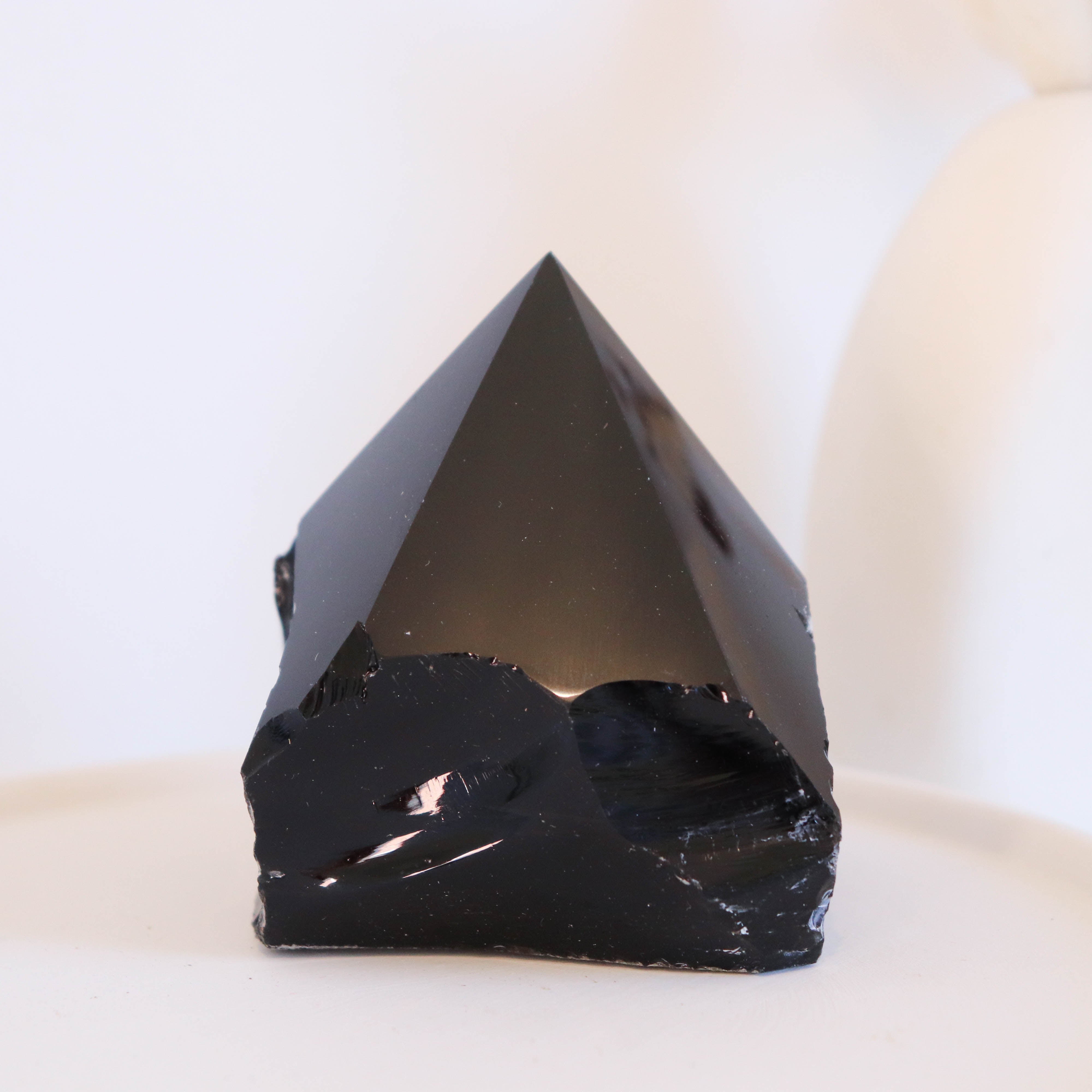 Black Obsidian Polished/Raw Point #1