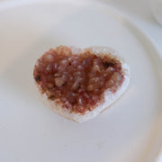 Citrine Druzy Hearts #156 SALE