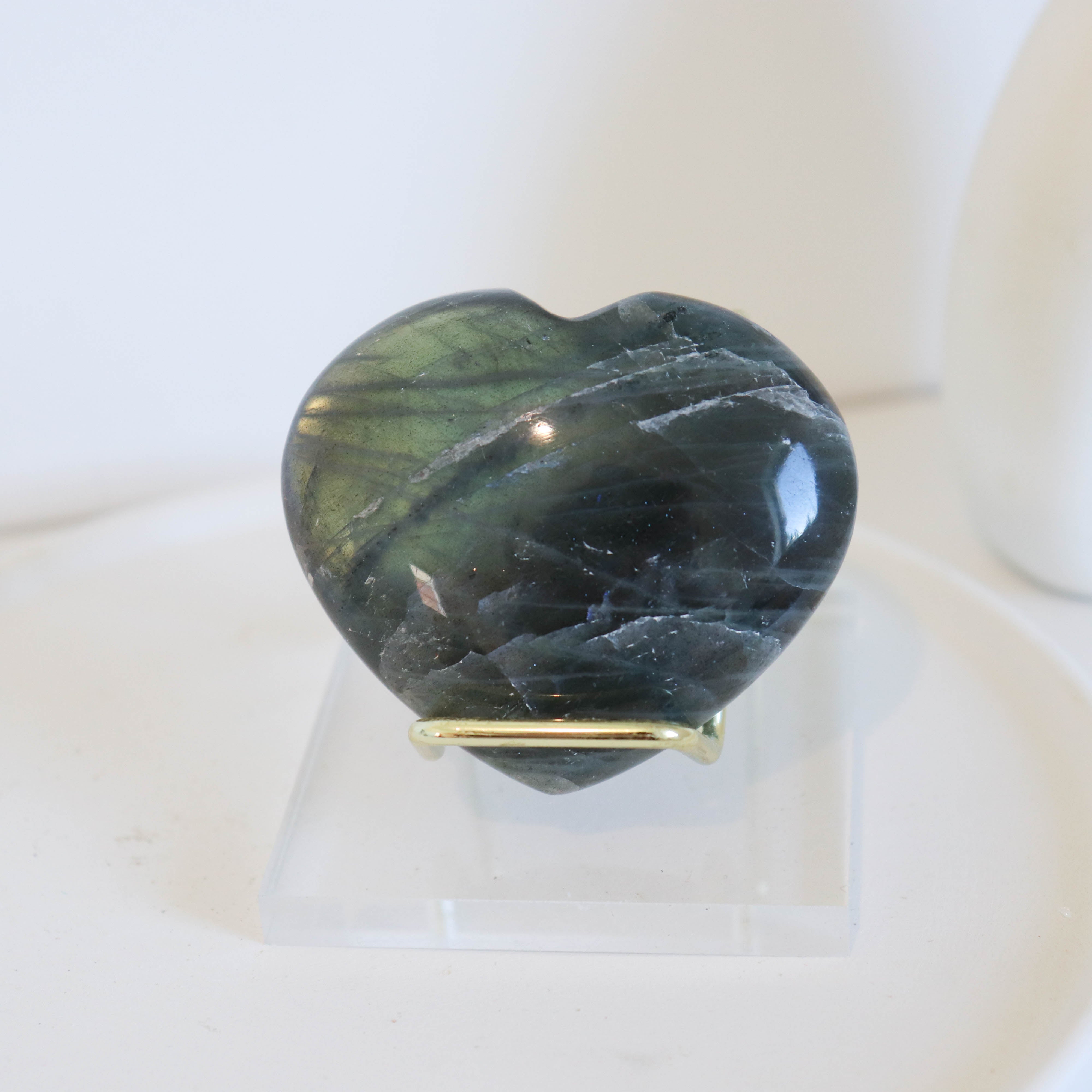Labradorite Heart #2a