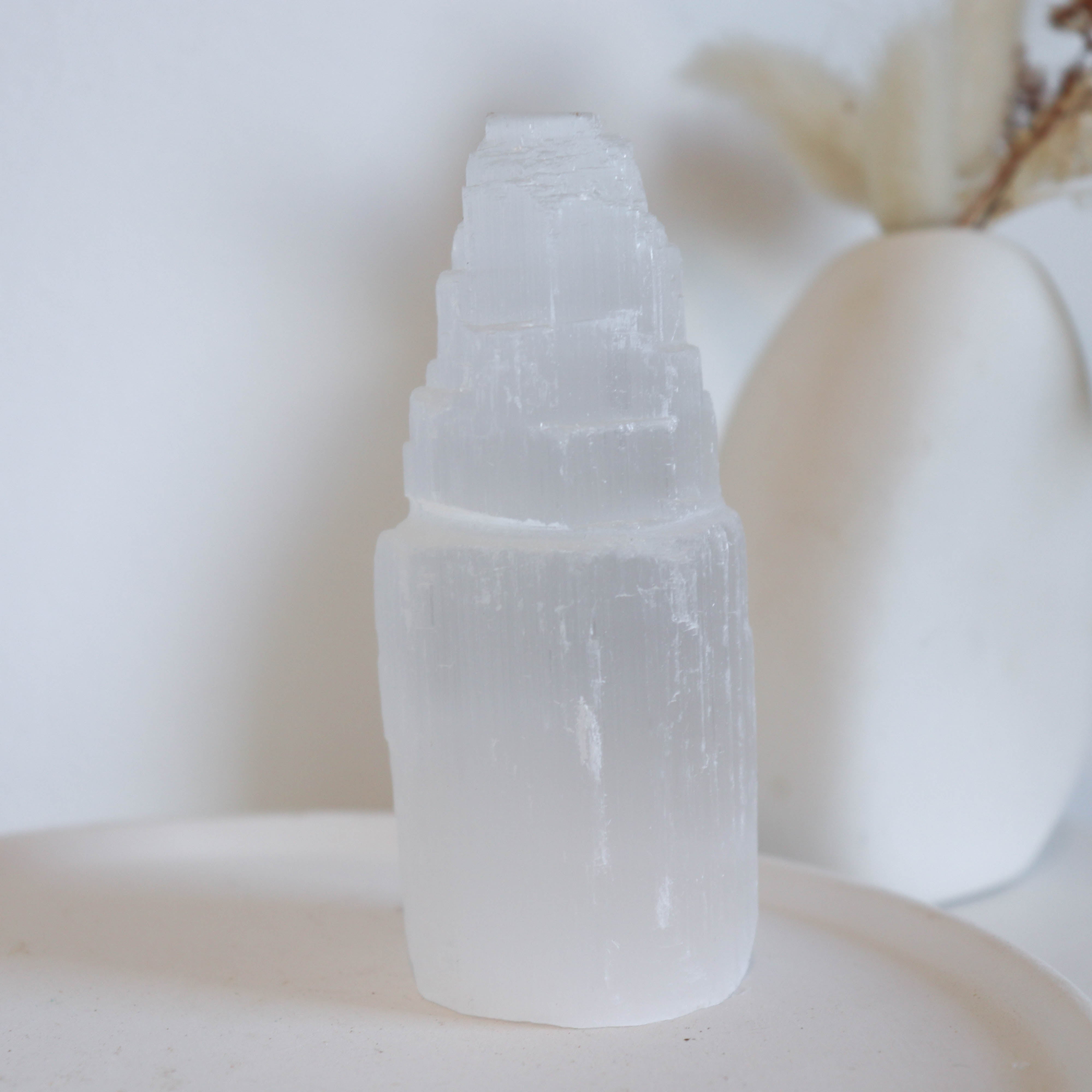 Selenite Tower Small