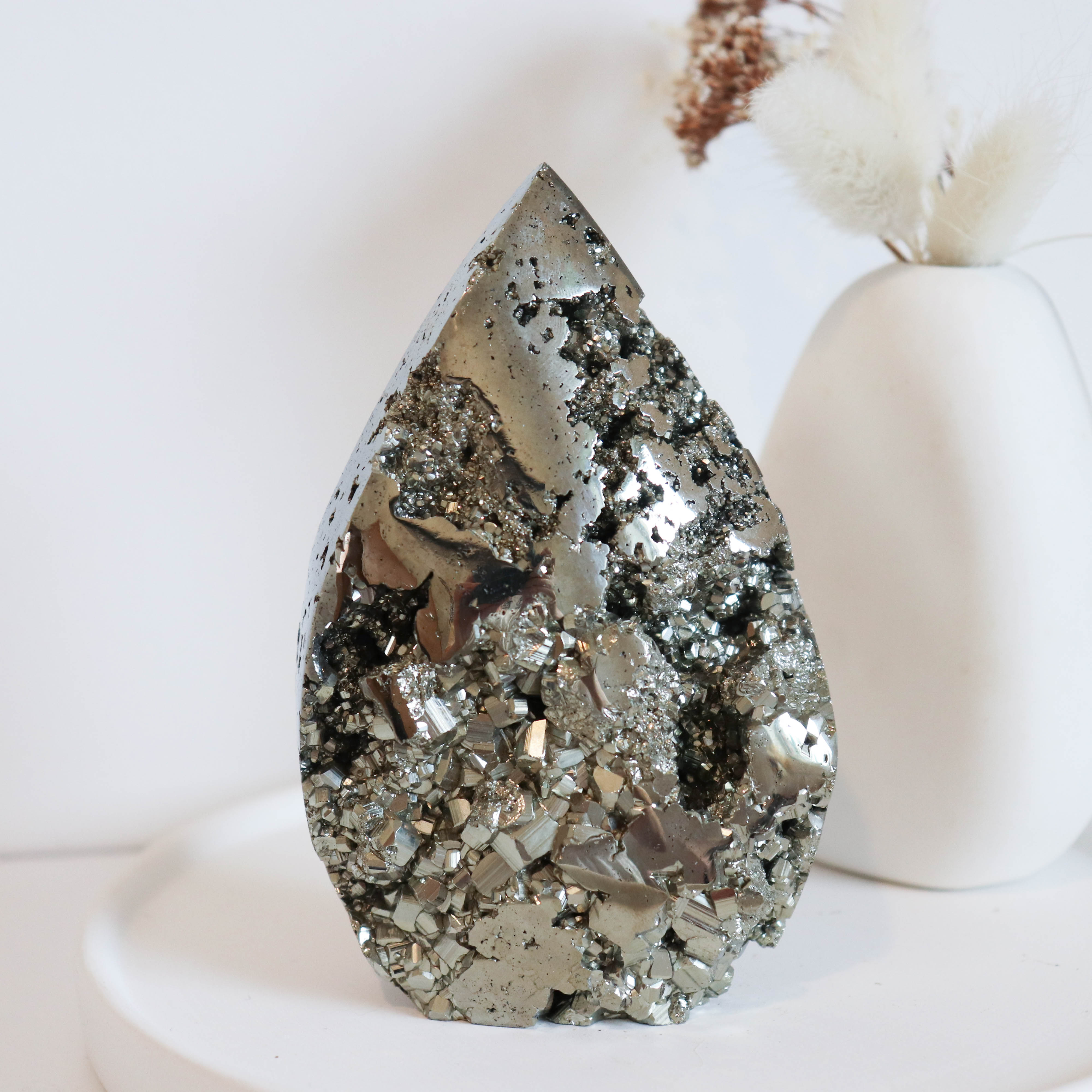 Pyrite Cluster Flame #1