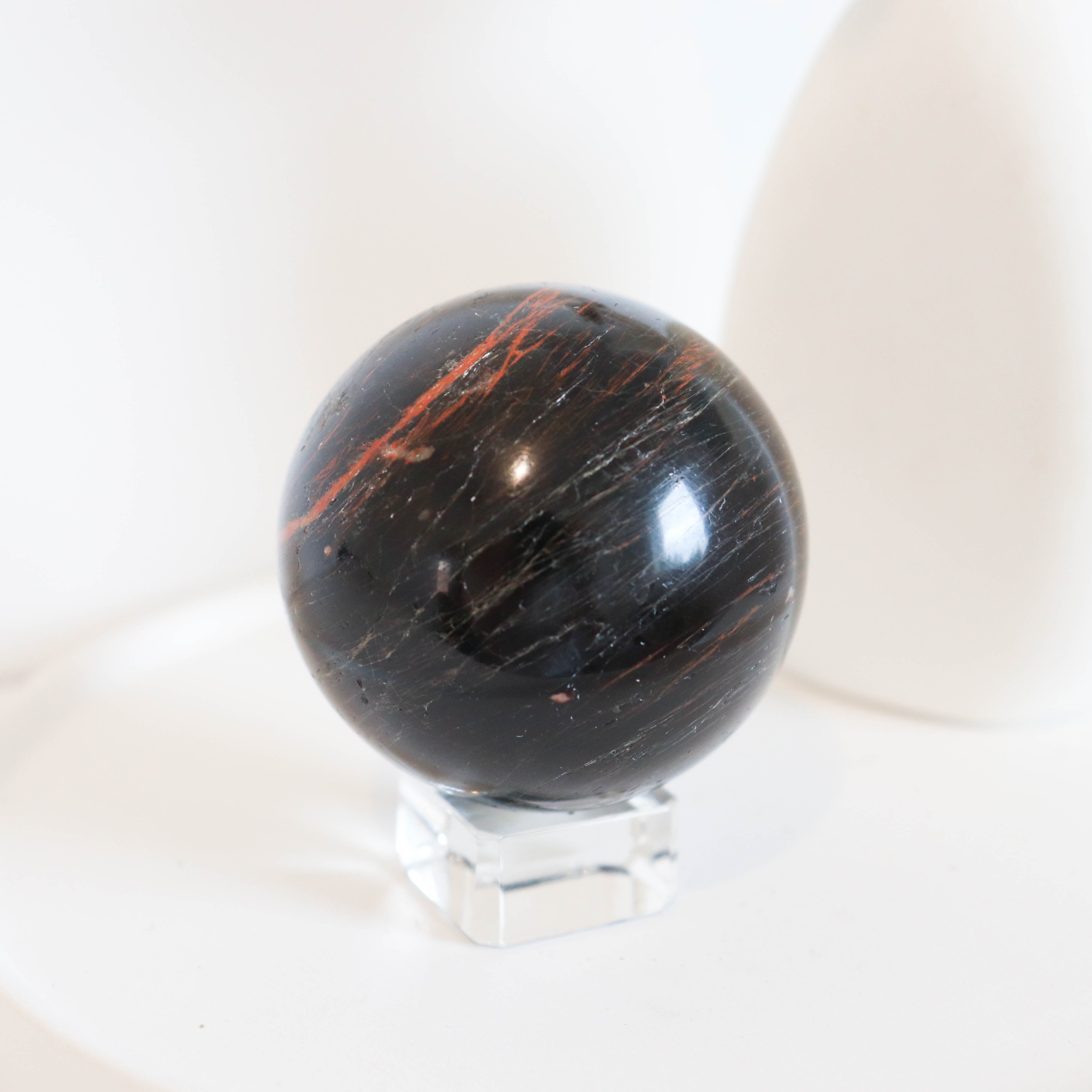 Black Tourmaline Sphere #2