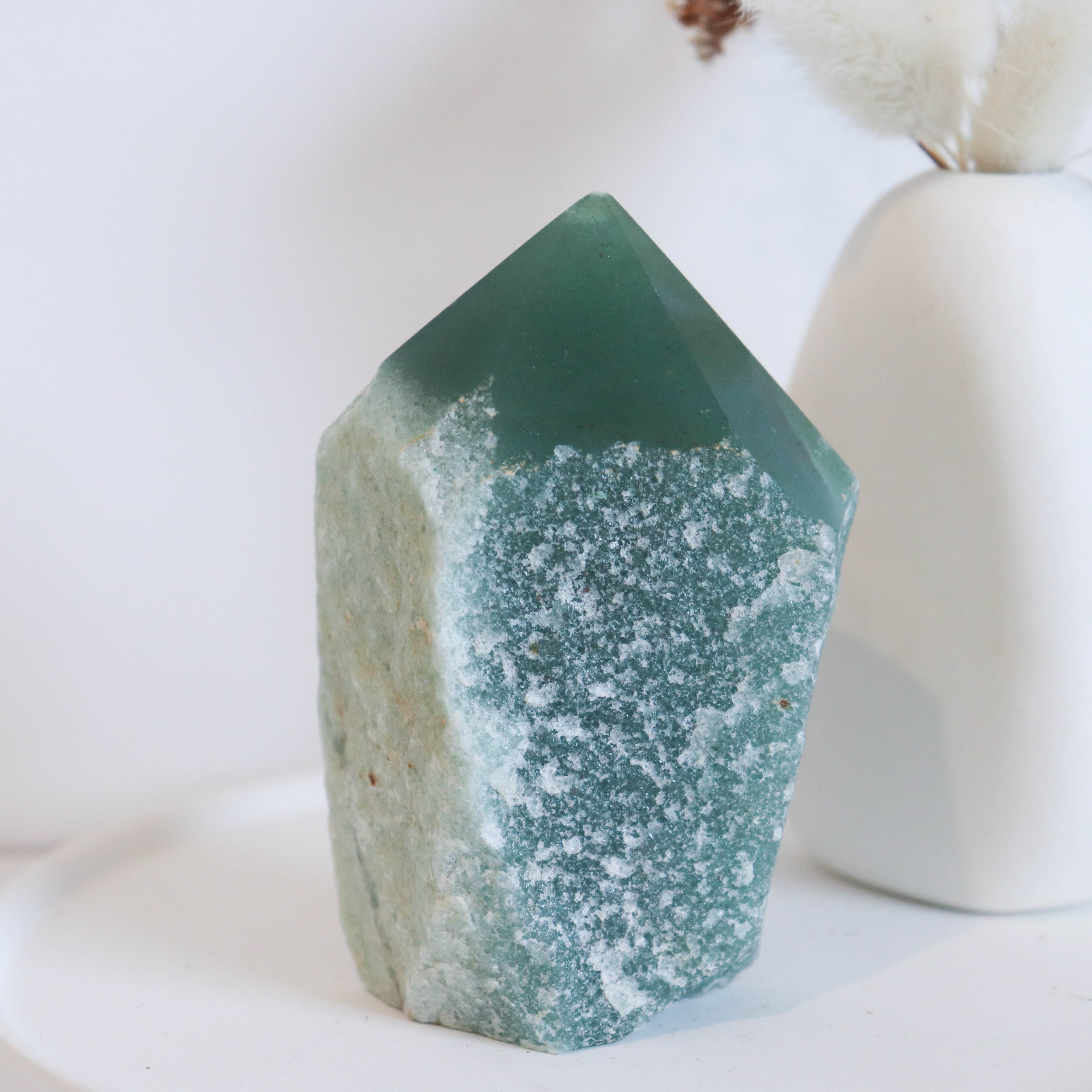 Aventurine Cut Base Polished Point #1