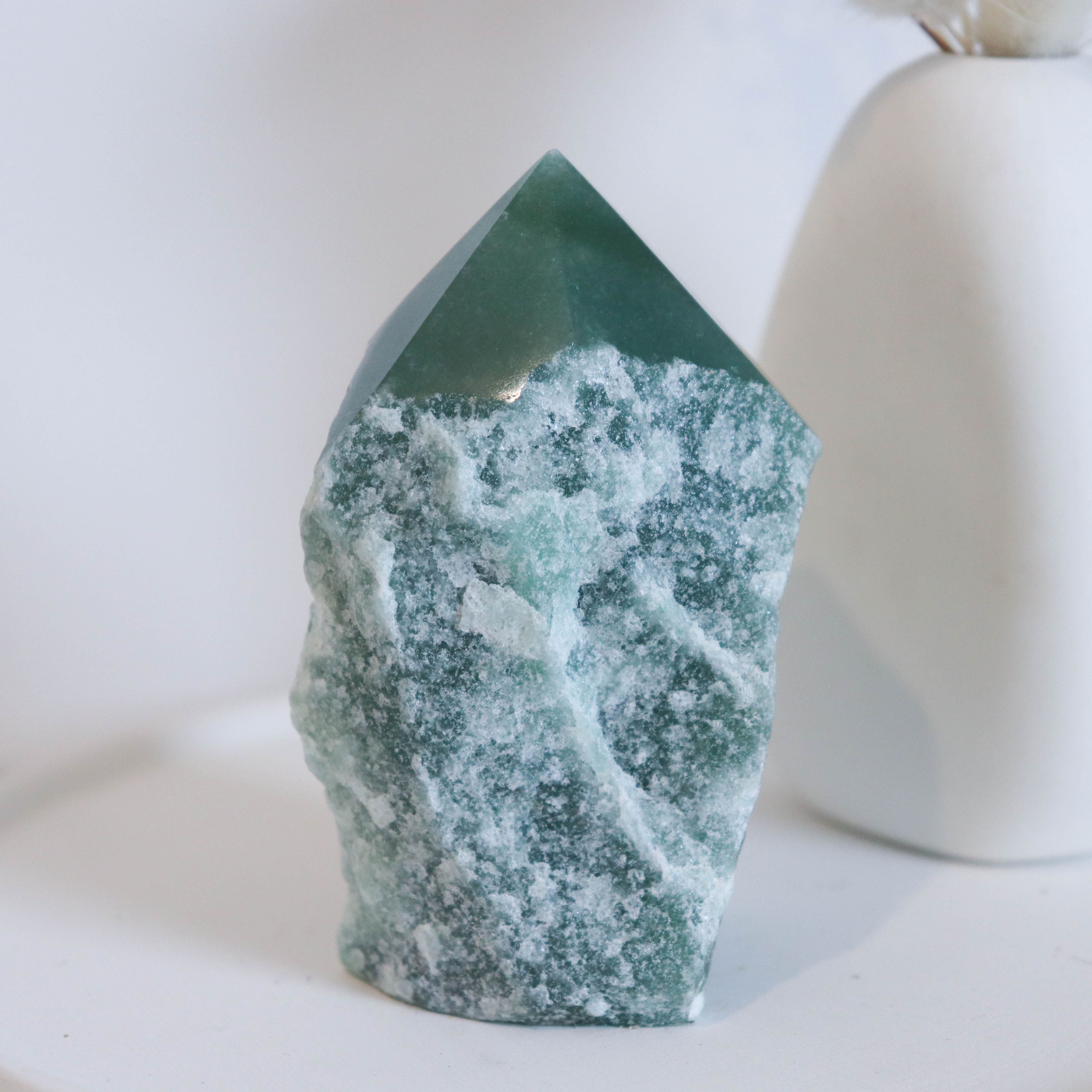 Aventurine Cut Base Polished Point #2