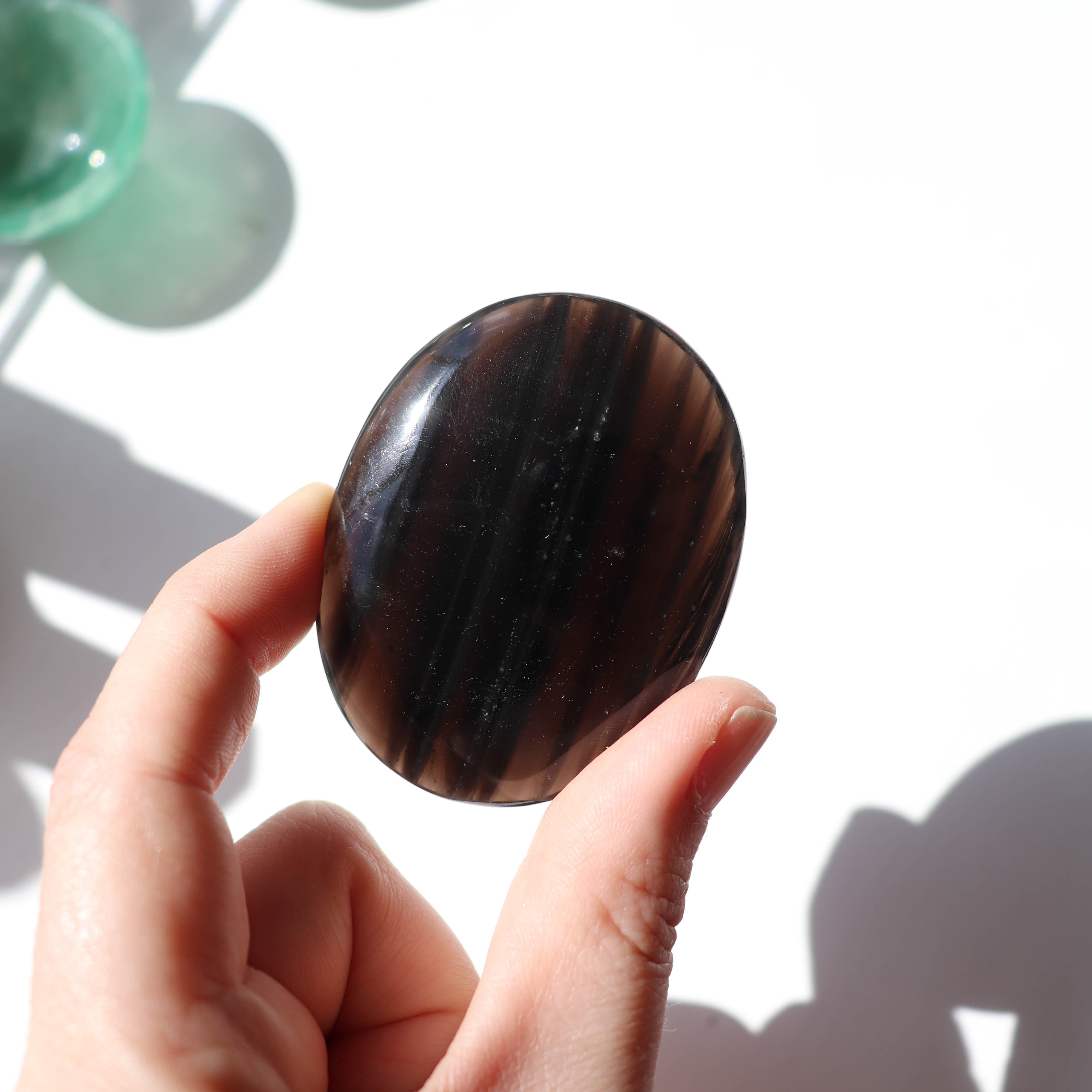 Midnight Lace Obsidian Palm #5