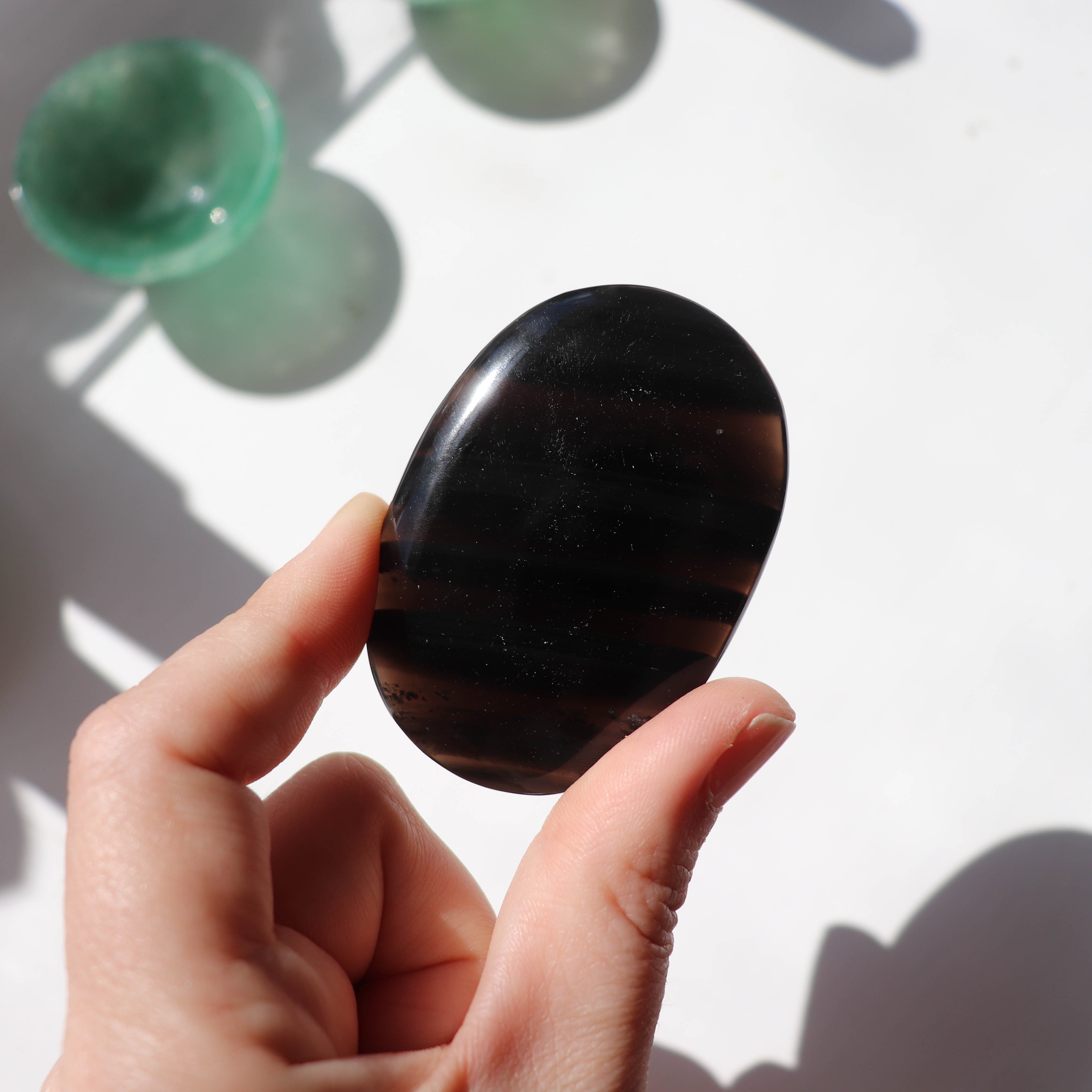 Midnight Lace Obsidian Palm #6