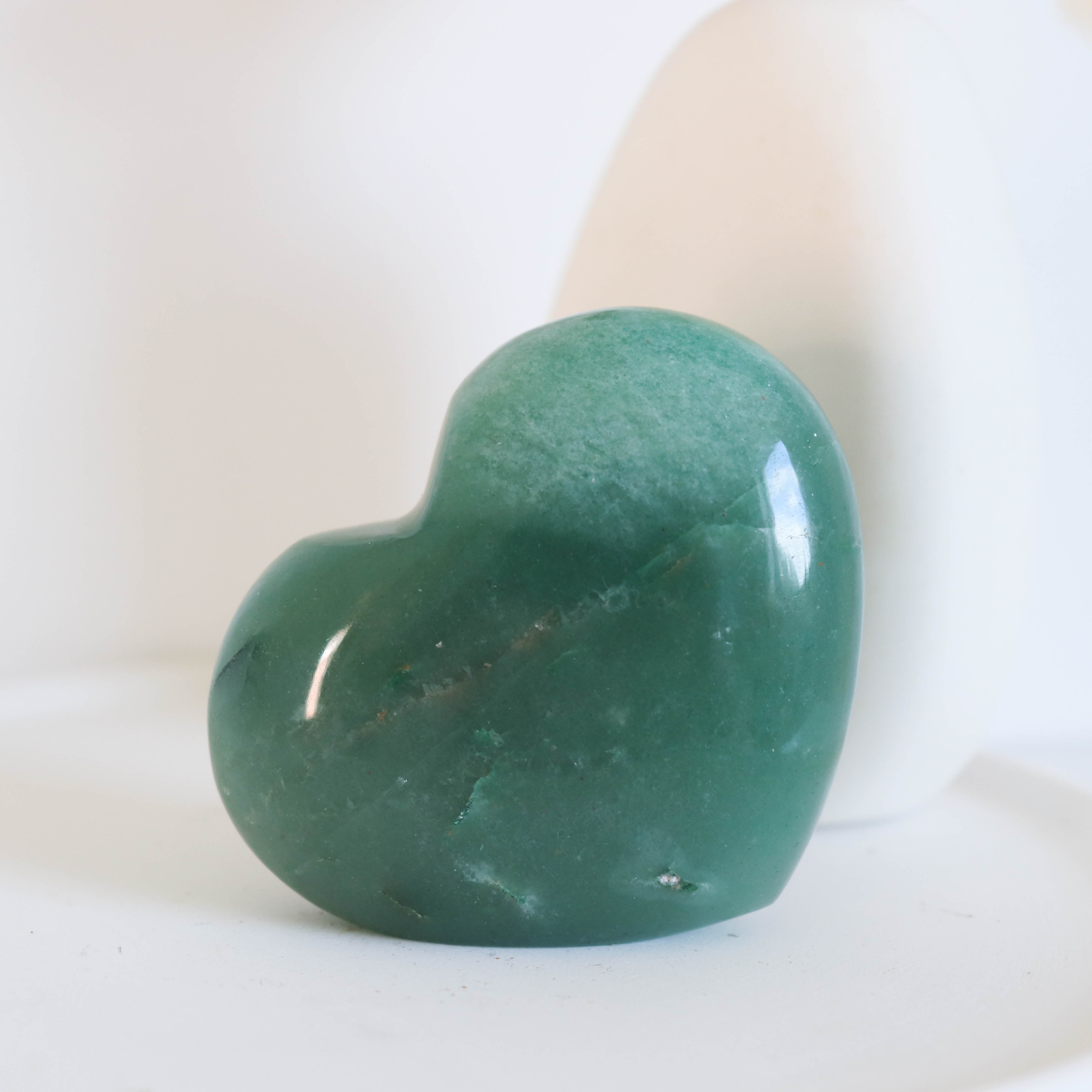 Aventurine Standing Heart #2