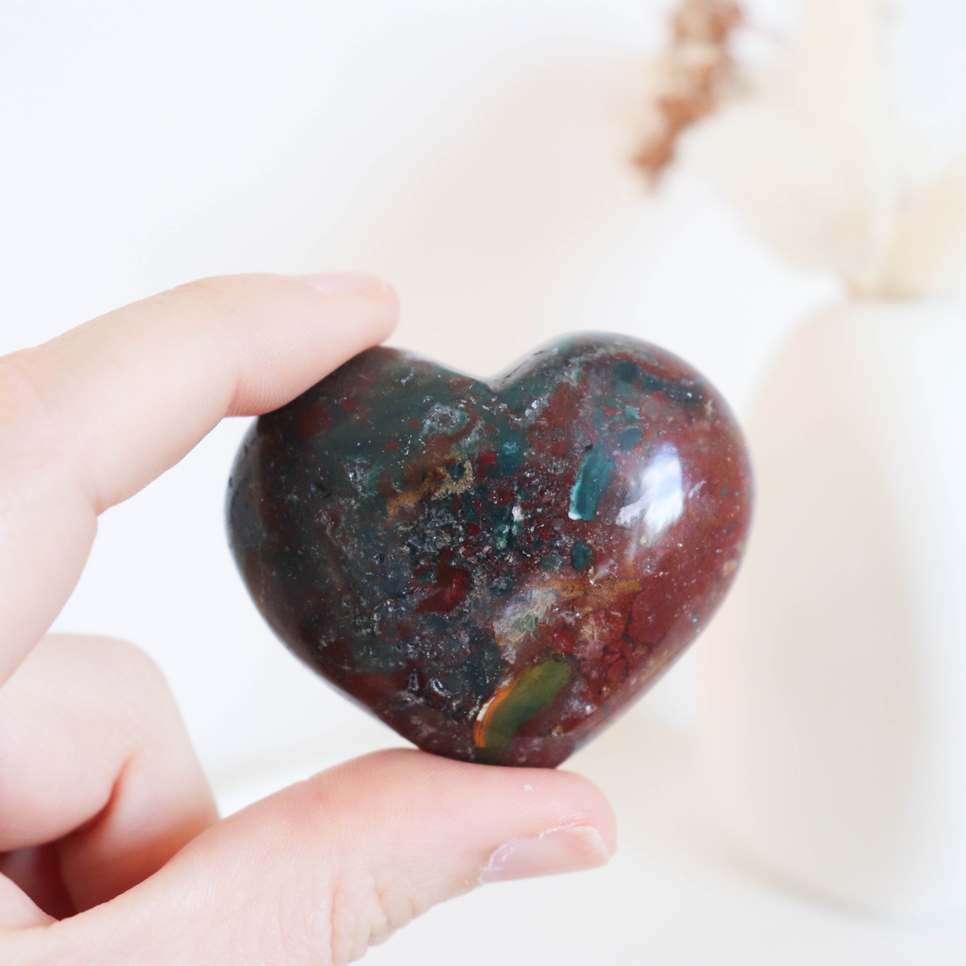 "Christmas Jasper" Heart #3