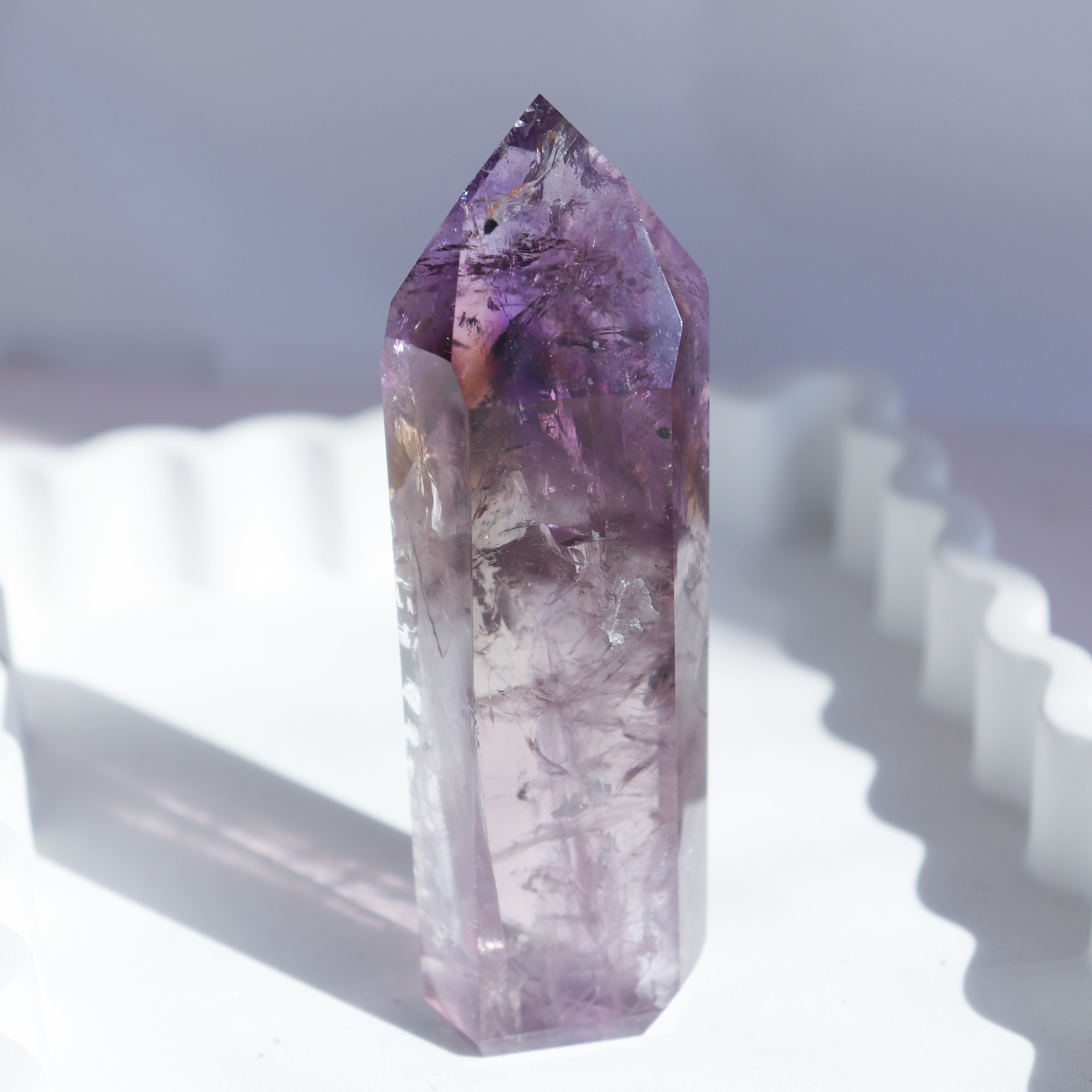 AA Amethyst Hollandite Phantom Tower #1a