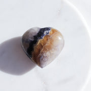 Mexican Rainbow Fluorite Heart #1